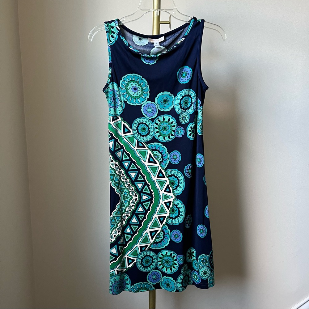 Julie Brown silk knit dress M
